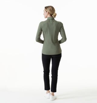 Daily Sports Maggie Long Sleeve Roll Neck - Moss