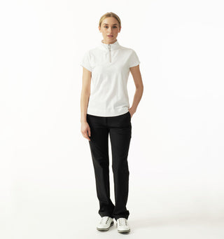 Daily Sports Kim Cap Sleeve Polo Shirt- White