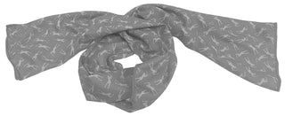 Lady Golfer Golf Towel / Golf Cool Scarf -Grey