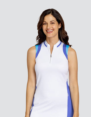 Tail Ladies Golf Montie Sleeveless Dress- Mystic Blue