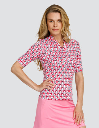 Tail Ladies Albie Half Sleeve Polo - Empress Gem