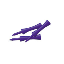 Pack Of 30 Wooden Castle  Golf Tees - Purple