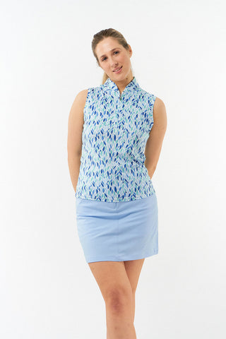 Pure Golf Rise Sleeveless Polo - Willow