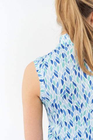 Pure Golf Rise Sleeveless Polo - Willow