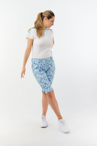 Pure Golf Allana Cap Sleeve Polo - Willow