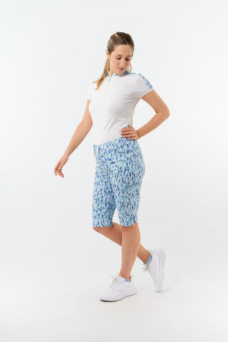 Pure Golf Allana Cap Sleeve Polo - Willow