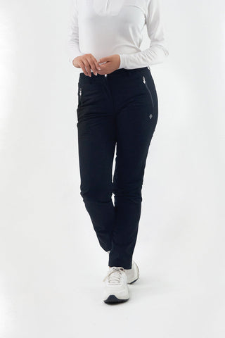 Pure Golf Navy Cascade Waterproof/Lined  Ladies Golf Trousers