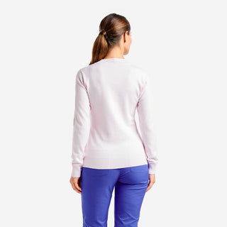 Nivo Ladies Nicole V-Neck Sweater - Pink Sugar