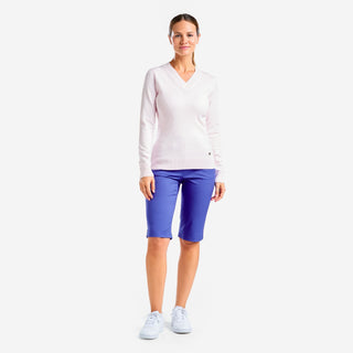 Nivo Ladies Nicole V-Neck Sweater - Pink Sugar