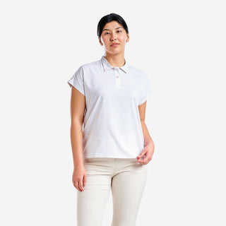 Nivo Ladies Veronica Cap Sleeve Polo - Cream