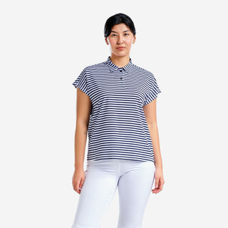 Nivo Ladies Veronica Cap Sleeve Polo - Navy