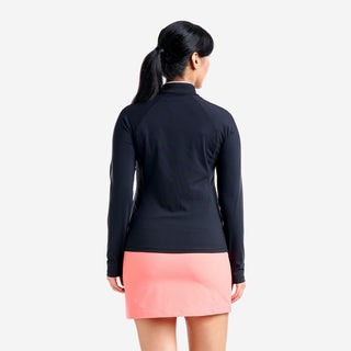 Nivo Ladies Alyssa Long Sleeve Full Zip Top - Black