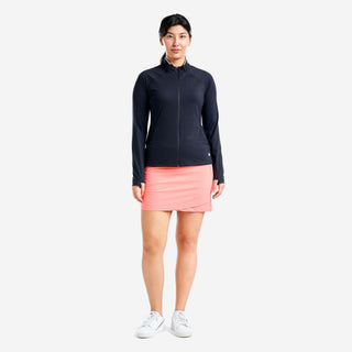 Nivo Ladies Alyssa Long Sleeve Full Zip Top - Black