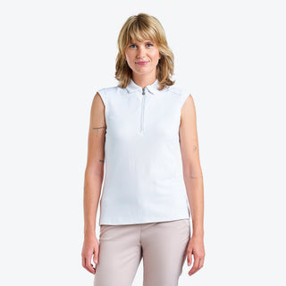 Nivo Ladies Nikki II Sleeveless Polo - White