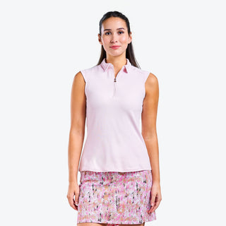 Nivo Ladies Nikki II Sleeveless Polo - Pink Sugar