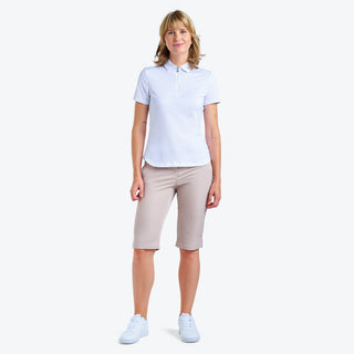 Nivo Ladies Naila II Cap Sleeve Polo - White