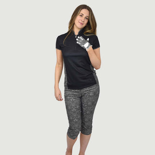 Alisa Cabretta Leather Lycra Ladies Golf Glove- Cheetah