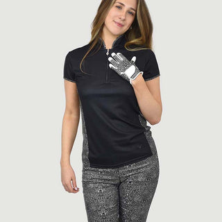 Alisa Cabretta Leather Lycra Ladies Golf Glove- Cheetah