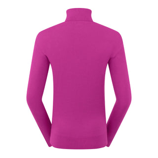Pure Golf Super Soft Glow Roll Neck - Pink Topaz