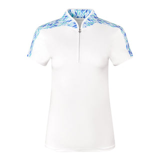 Pure Golf Allana Cap Sleeve Polo - Willow