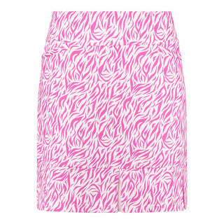 Alda Pull-On Ladies Golf Pink Skort-  Azalea Zebra