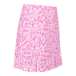 Alda Pull-On Ladies Golf Pink Skort-  Azalea Zebra