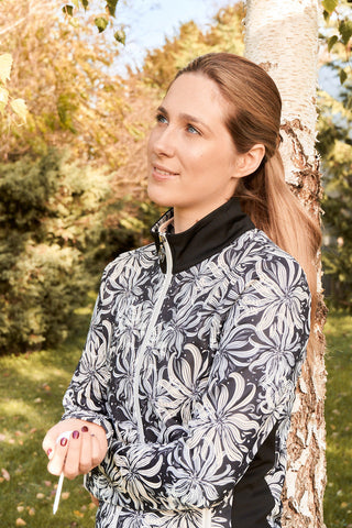 Pure Golf Auttie Winterweight Jacket - Champagne Orchid