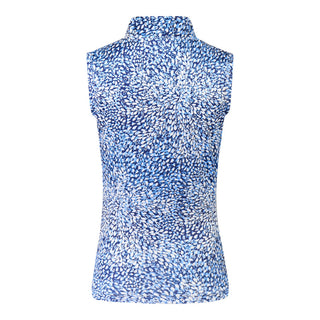Rise Sleeveless Ladies Golf Polo Shirt - Peardrop Sapphire