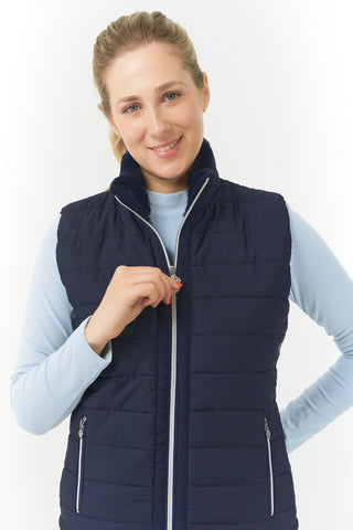 Pure Golf Ladies Hemisphere Gilet- Navy