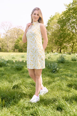 Miley Sleeveless Golf Dress- Sun Kissed