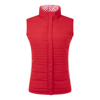 Pure Golf Ladies Eve Reversible Gilet- Woven Chantilly