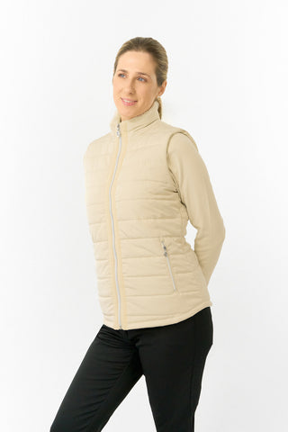Pure Golf Ladies Hemisphere Gilet- Limestone