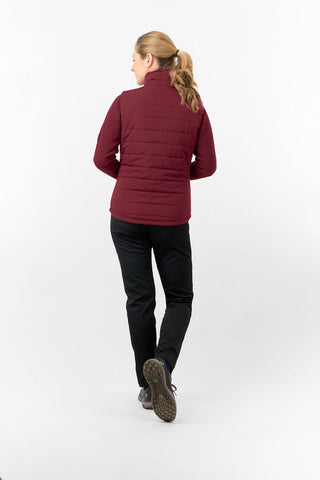 Pure Golf Ladies Hemisphere Gilet- Merlot