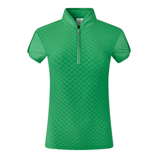 Valley Cap Sleeve Ladies Golf Polo Shirt - Emerald