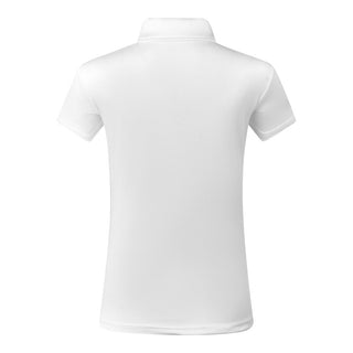 Thrive Cap Sleeve Women's Golf Polo Shirts - White