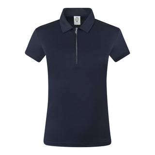 Thrive Cap Sleeve Women's Golf Polo Shirts - Navy