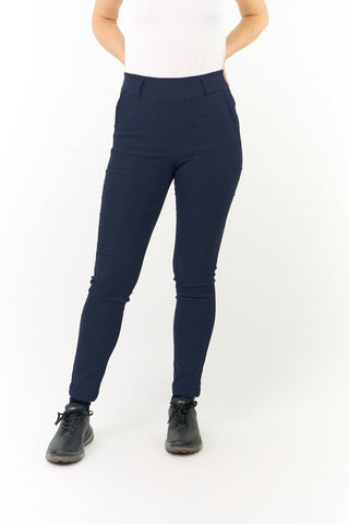 Charm 4 Way Stretch Ladies Golf Trousers (Pull On) - Navy