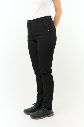 Pure Golf Bernie Lined Ladies Golf Trousers - Black