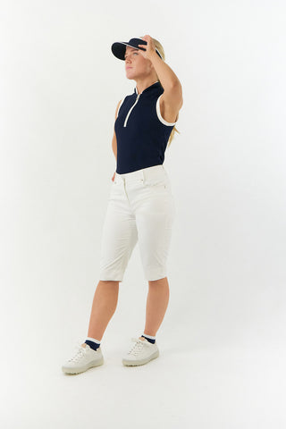 Bermuda Ladies Golf Shorts - White