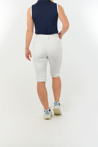 Bermuda Ladies Golf Shorts - White