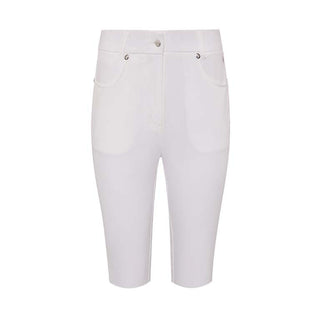 Bermuda Ladies Golf Shorts - White