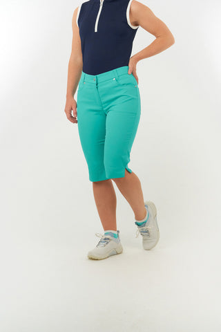 Trust2 Bermuda Ladies Golf Shorts - Ocean Blue (Aqua)