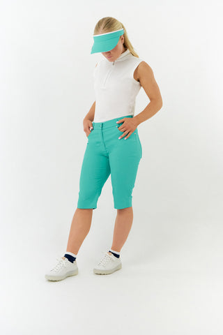 Trust2 Bermuda Ladies Golf Shorts - Ocean Blue (Aqua)