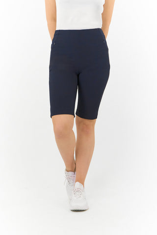 Tail Golf Allure Pull On Ladies Golf Shorts 57CM - Navy