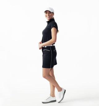 Daily Sports Kim Cap Sleeve Polo Shirt - Navy