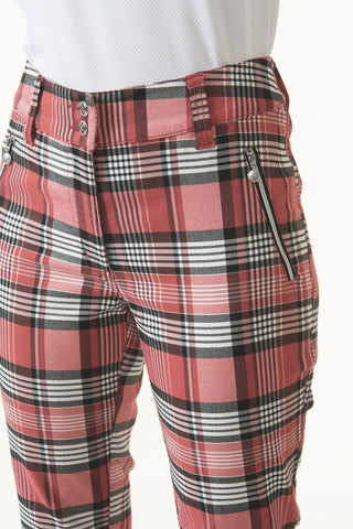 Daily Sports Jodie  Ladies Golf Trousers- Check - 29 inch