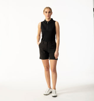 Daily Sports Peoria Sleeveless Golf Polo Shirt - Black