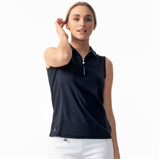 Daily Sports Macy Sleeveless Golf Polo Shirt - Very Dark Navy