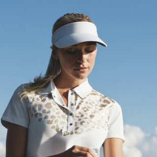 Daily Sports Marina Telephone Wire Golf Visor - White