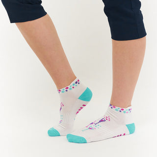 NSCO- Pair Of Get Me To The 19th Ladies Golf Ankle Socks